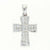 Composite Diamond Cross Pendant .69ctw