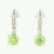 Peridot & Diamond Drop Earrings 2.28ctw