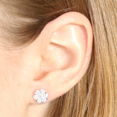 1.05ctw Diamond Earrings White Gold