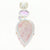 Sterling Silver Pink Tourmaline in Quartz & Amethyst Pendant