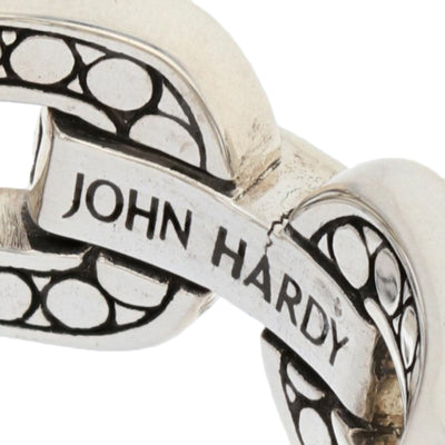John Hardy Dot Brushed Ring Sterling & Yellow Gold