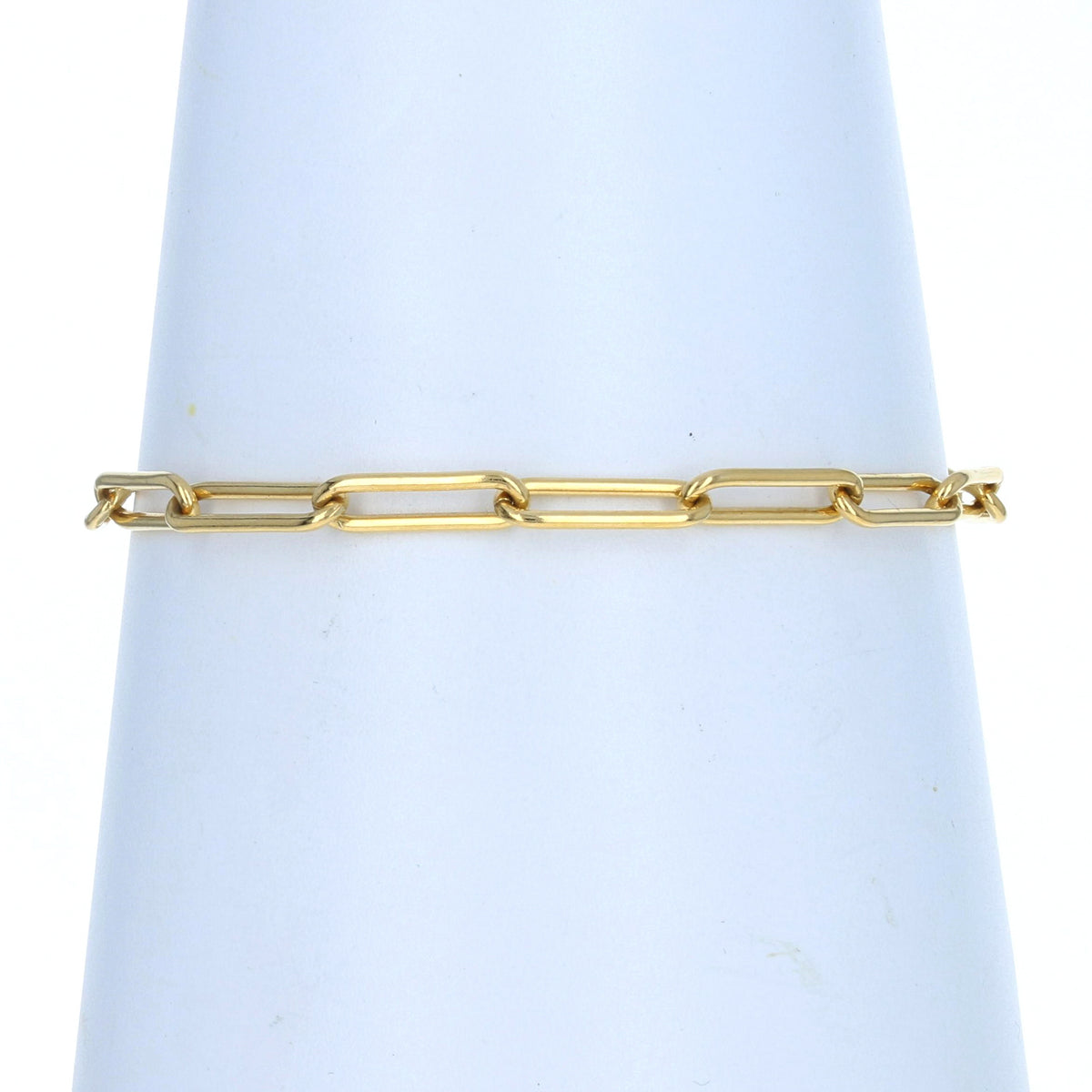Paperclip Chain Bracelet Gold Filled