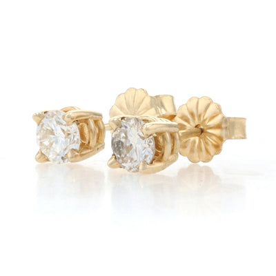 .62ctw Diamond Earrings Yellow Gold