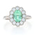 1.38ct Tourmaline & Diamond Ring White Gold