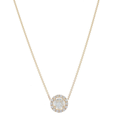 .92ctw Diamond Necklace Yellow Gold