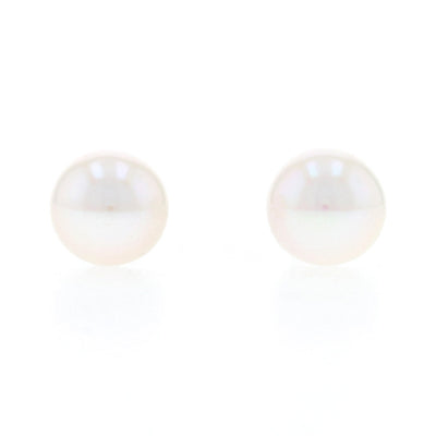 Freshwater Pearl Earrings White Gold